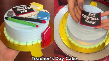 How To Make Cake For Teachers Day | Teachers Day Cake Design Ideas |
