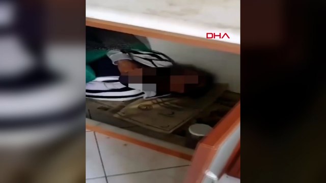 Samsun'da firari hükümlü, mutfak tezgahının altında yakalandı