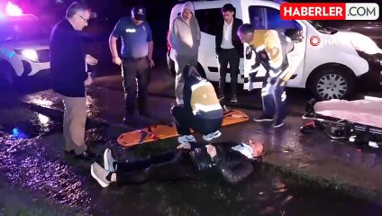 Samsun'da Hafif Ticari Araç Yaya Çarptı: Yaralı Hastaneye Kaldırıldı