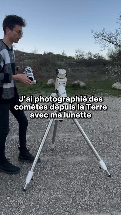 Mes photographies de comètes depuis la Terre