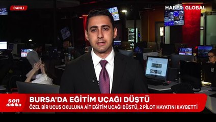 Bursa'da eğitim uçağı düştü: 2 pilot hayatını kaybetti