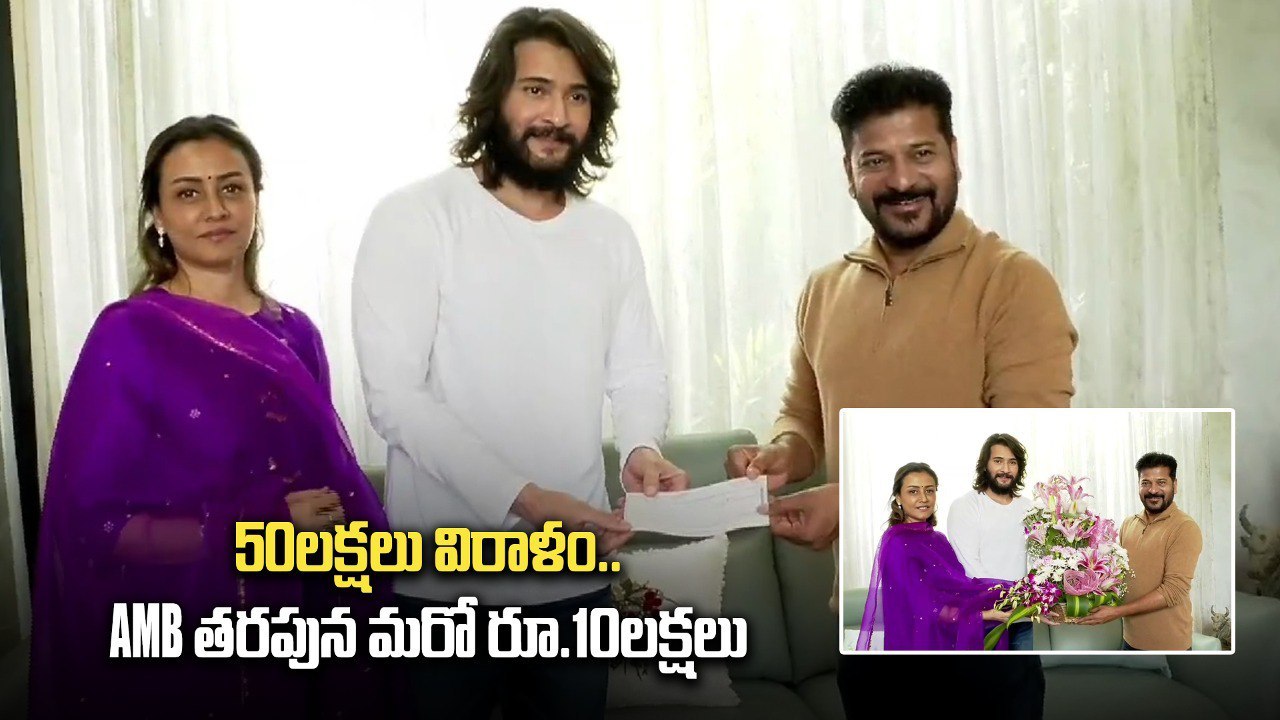 Revanth Reddy ని కలిసి చెక్ ను అందజేసిన SSMB 29 హీరో Mahesh Babu | Filmibeat Telugu