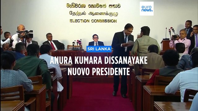 Sri Lanka, il candidato anti-corruzione della sinistra Dissanayake vince le elezioni presidenziali