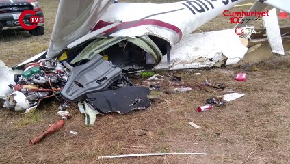 Son dakika... Bursa'da eğitim uçağı düştü: 2 pilot hayatını kaybetti