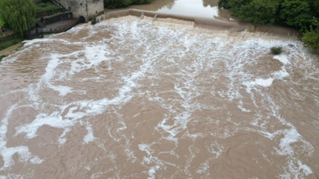 Bartın Irmağı'nda tedirgin eden görüntü!