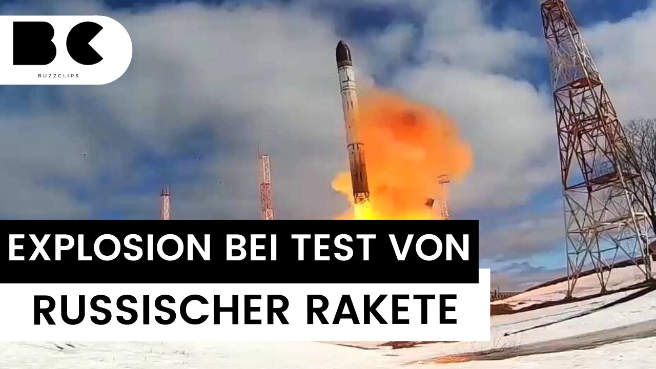 Russische superrakete explodiert auf testanlage