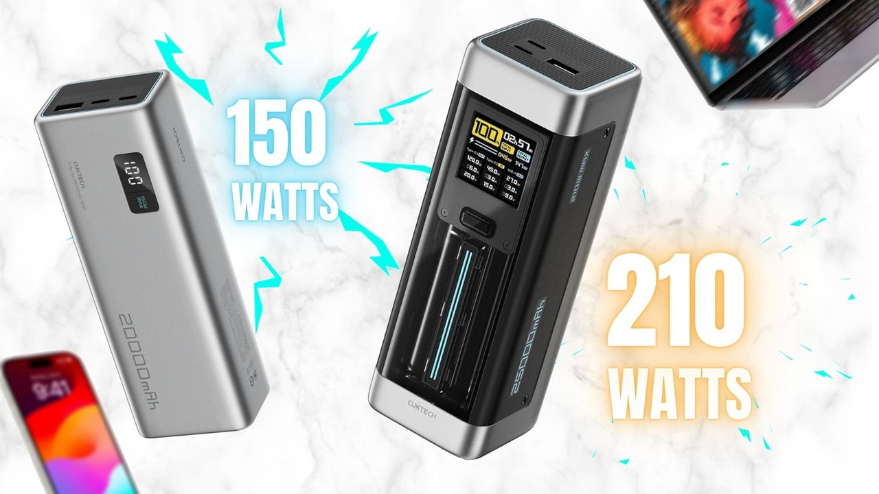 Ces BATTERIES EXTERNES sont PUISSANTES et COMPACTES ! - CUKTECH 15 et CUKTECH 20