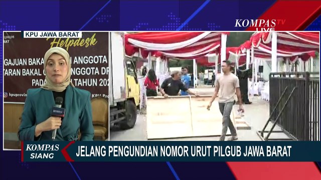 KPU Jabar Undang 4 Paslon Pilgub Jabar untuk Hadiri Pengundian Nomor Urut Calon