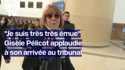 “Ça me touche beaucoup, je suis très très émue”: Gisèle Pelicot ovationnée à son arrivée au tribunal