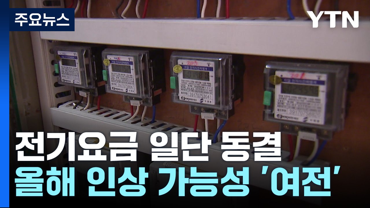 4분기 전기요금 일단 동결...올해 인상 가능성 '여전' / YTN