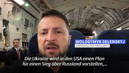 Selenskyj will Plan zum "Sieg über Russland" vorstellen
