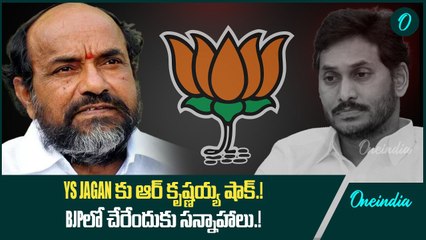YS Jagan కు ఆర్ కృష్ణయ్య షాక్.! BJP లో చేరేందుకు సన్నాహాలు.! | Oneindia Telugu