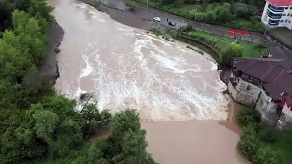 Bartın Irmağı'nda tedirgin eden manzara