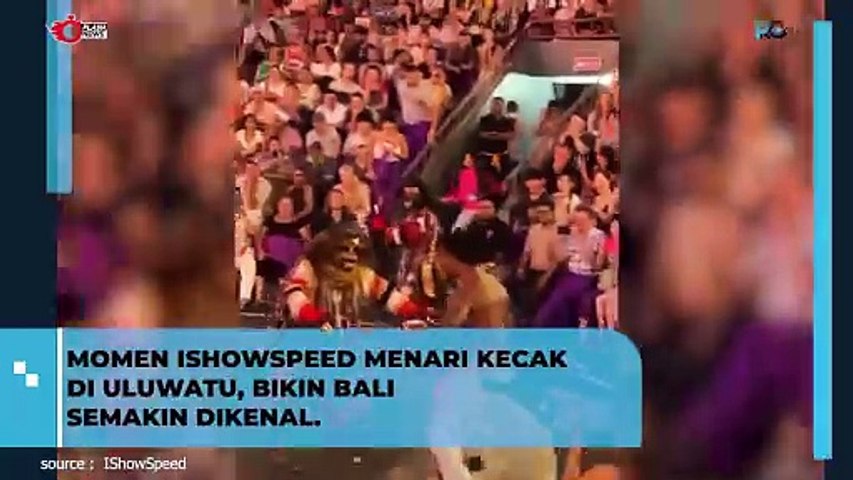 Aksi Kocak IShowSpeed di Bali: Ikut Pementasan Tari Kecak, Viral di Media Sosial