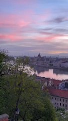 MAGNIFIQUE SUNSET sur Budapest en Hongrie