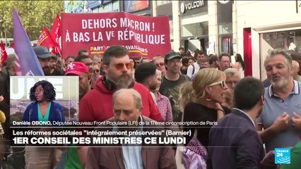 Gouvernement Barnier : "Une association de malfaiteurs, réactionnaires et extrême-droitisés", selon D. Obono