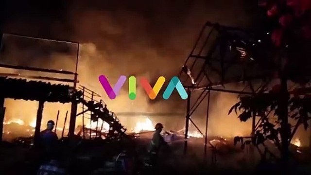 Korsleting Listrik Membara: Empat Rumah Hangus Terbakar