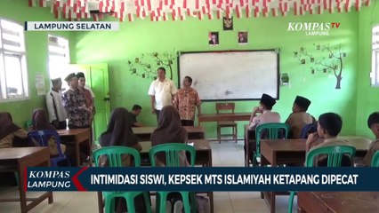 Buntut Intimidasi Siswi, Kepsek MTS Islamiyah Ketapang Dipecat!