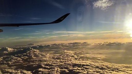 Enjoying the clouds at sunset