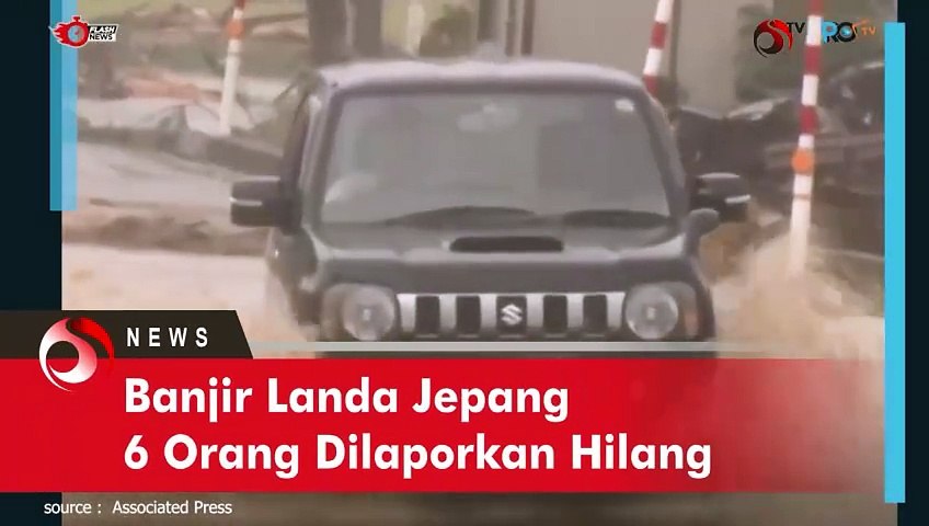 Banjir Landa Jepang 6 Orang Dilaporkan Hilang