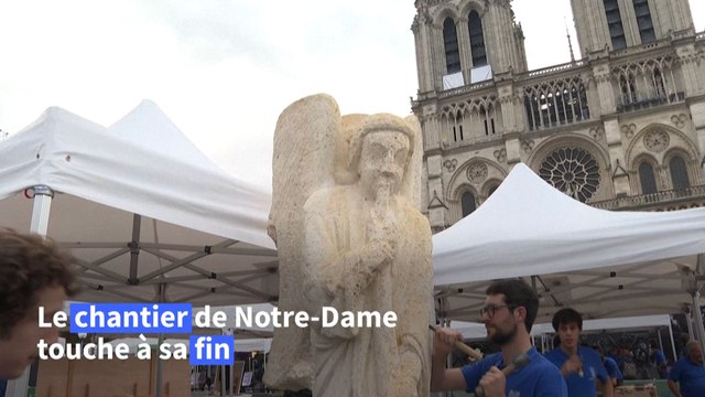 Restauration de Notre-Dame de Paris : dernier coup de projecteur sur le chantier avant la réouverture