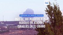 Más de 270 muertos y 1000 heridos en ataques israelíes en el Líbano, dice el Ministerio de Salud