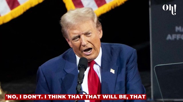 Donald Trump reveals he will not run for president again in 2028 if he loses to Kamala Harris