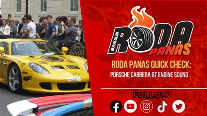 Porsche Carrera GT Engine Sound, Quick Check