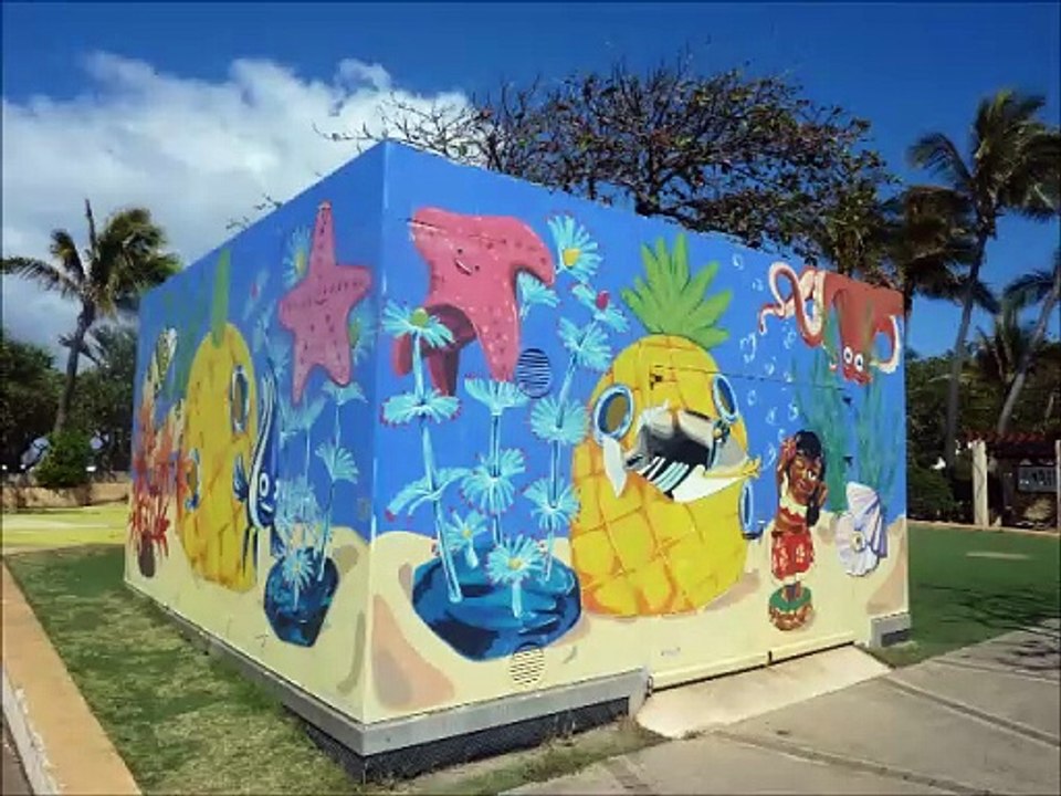 Supports peints sur l'île de La Réunion