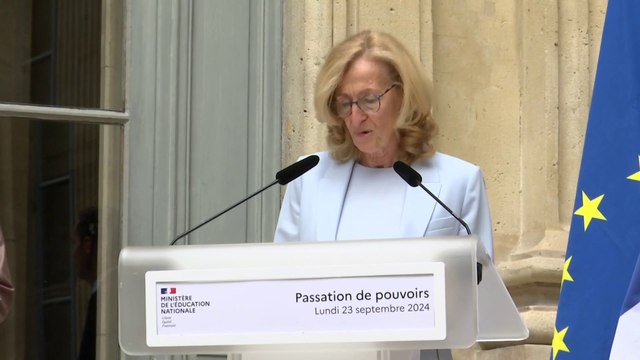 Nicole Belloubet (ministre sortante de l'Éducation nationale): 7 mois, ce n'est pas assez pour faire évoluer notre système éducatif