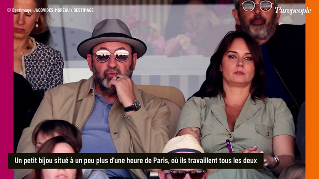 Julia Vignali et Kad Merad propriétaires d'une ferme dans un village de 263 habitants, les travaux sont conséquents