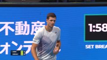 Tokyo - Hurkacz lâche un set mais verra bien les huitièmes
