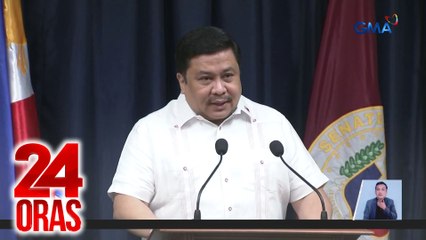 Estrada, pinabulaanang papalitan niya si Escudero bilang Senate Pres. | 24 Oras