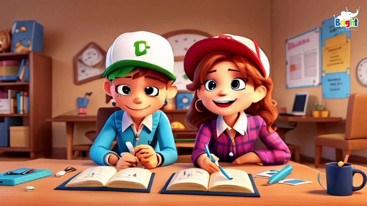 Time to Rhyme | Music Video For Kids | Nursery Rhymes | Bright Spark Stattion