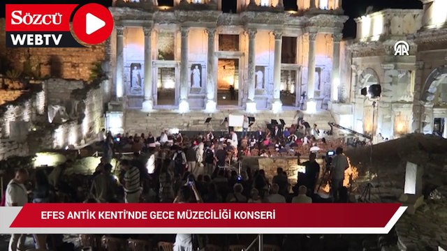 Gece Müzeciliği konserlerinin ilki, Efes Antik Kenti'nde düzenlendi