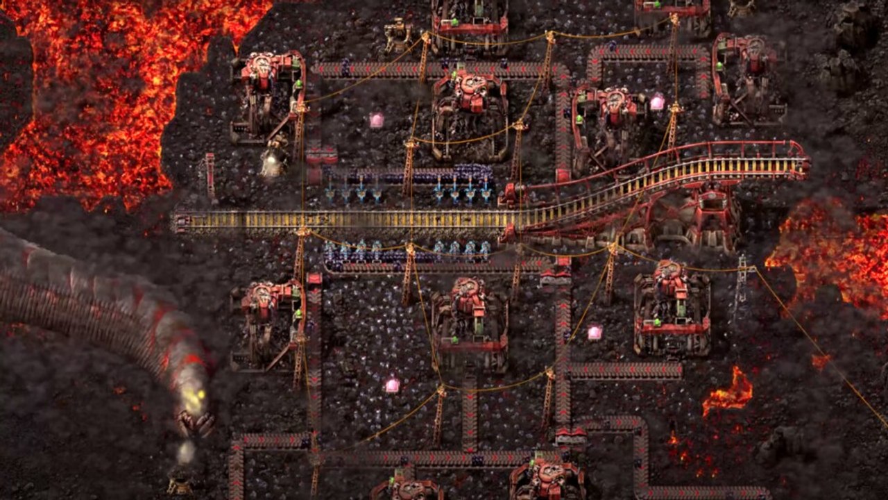 Im Factorio-Addon Space Age ist wortwörtlich der Wurm drin