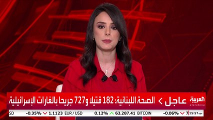الصحة اللبنانية: 182 قتيلا و727 جريحا بالغارات الإسرائيلية #إسرائيل #لبنان #قناة_العربية