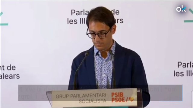 El portavoz del PSOE balear, Iago Negueruela, se niega a responder a OKDIARIO