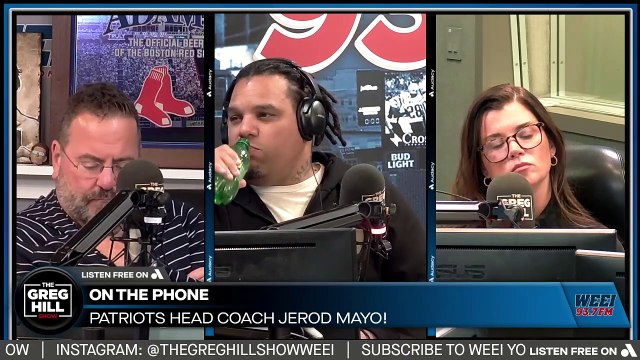 Patriots Head Coach Jerod Mayo joins! Any info to announce after the team meeting?