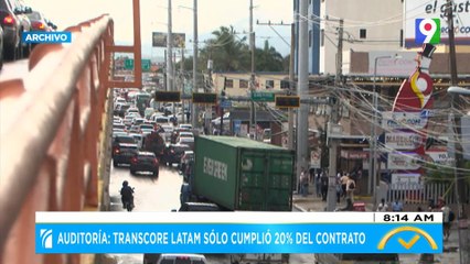 Auditoria: Transcore Latam solo cumplió 20% del contrato| El Despertador