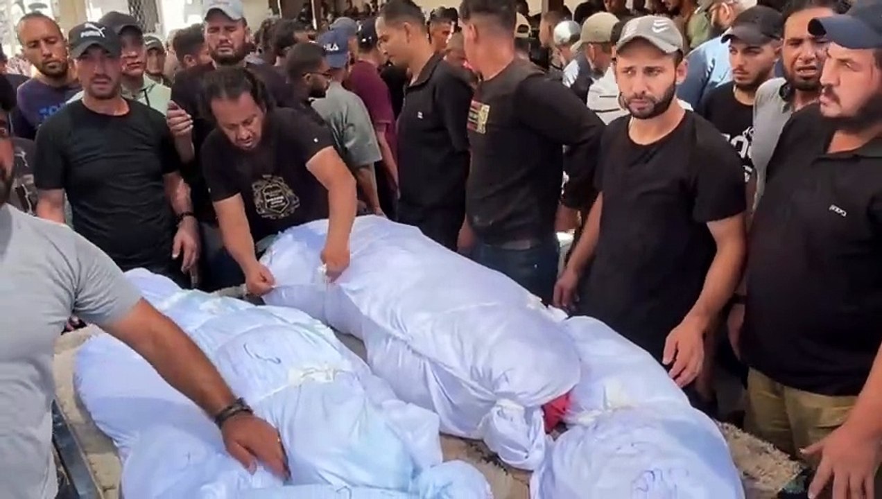 Al menos 22 muertos, incluidos trece niños, en ataque israelí contra una escuela en Gaza