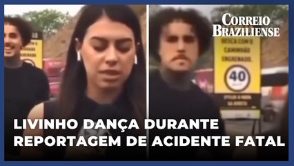 MC Livinho invade reportagem ao vivo sobre acidente e faz dancinha