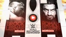 WWE WrestleMania 31 - Roman Reigns vs Brock Lesnar (WWE World Heavyweight Championship)