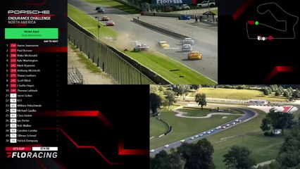 Porsche Endurance North America 2024 Road America Start Pile Up