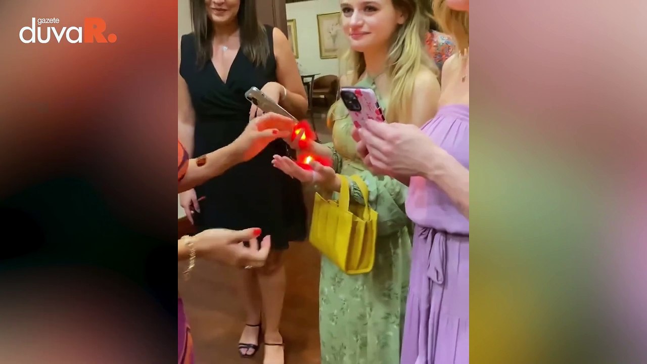 Erik Dalı oynadı: Amerikalı oyuncu Joey King, kız kardeşinin kına gecesinde