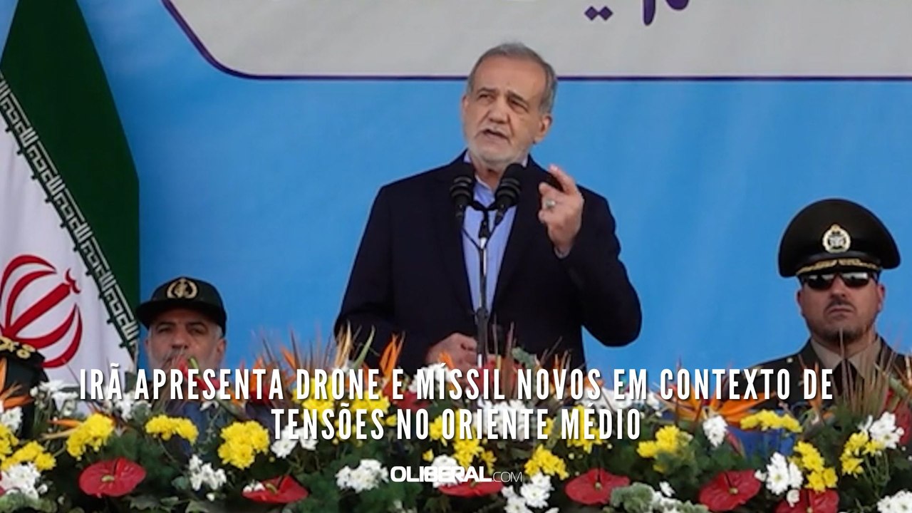 Irã apresenta drone e míssil novos em contexto de tensões no Oriente Médio