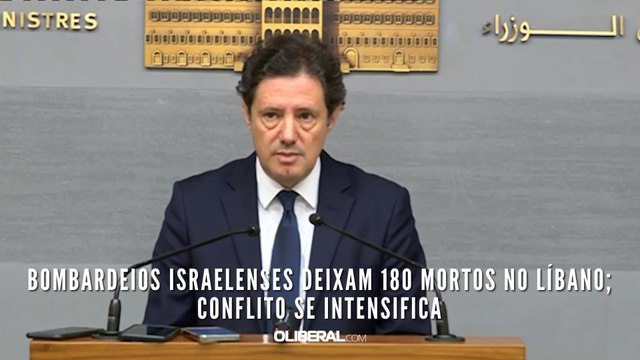 Bombardeios israelenses deixam 180 mortos no Líbano; conflito se intensifica