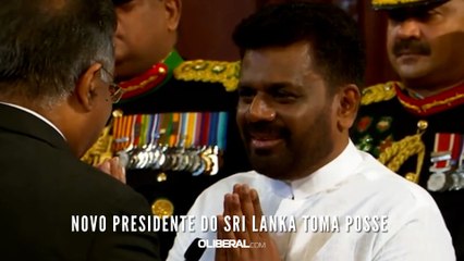 Novo presidente do Sri Lanka toma posse
