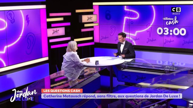Catherine Matausch invitée dans Chez Jordan , sur C8