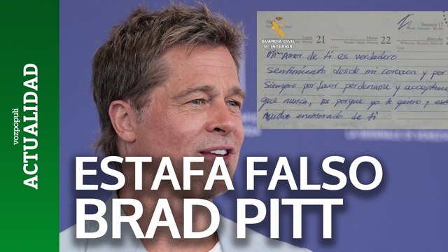 5 detenidos por la estafa del falso Brad Pitt